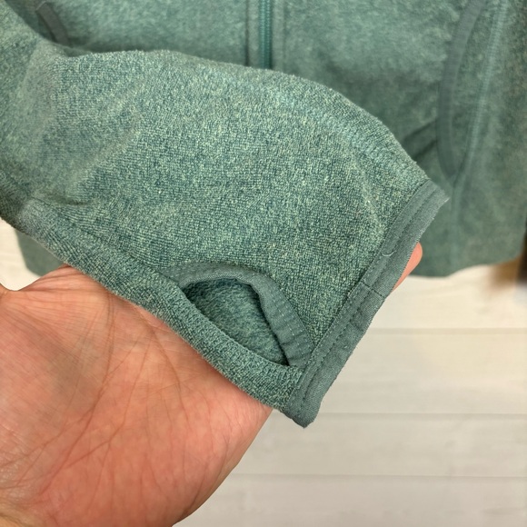 The North Face Green Polartec Fleece Zip Up Jacket Size Small - Picture 3 of 7